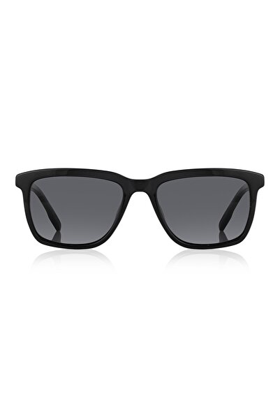 Daniel Klein Siyah Contour Frame Dikdörtgen Polarize Camlı Erkek Güneş Gözlüğ...
