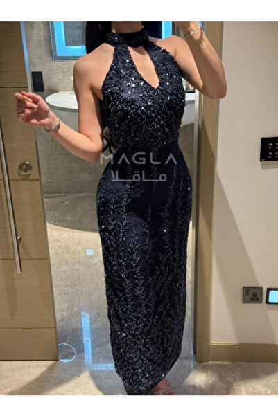 Lafrose boutique فستان سهرة كحلي