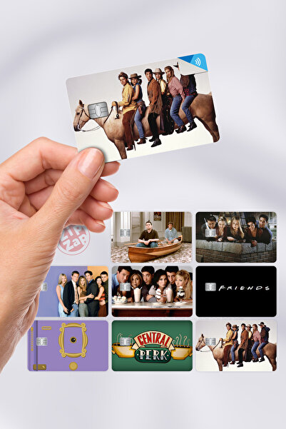 ZipZap Αυτοκόλλητο αυτοκόλλητο φύλλο αλουμινίου με επίστρωση καρτών Friends D...