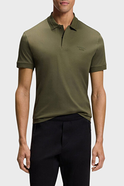 BOSS Pamuklu Regular Fit Logolu Düğmeli Polo Erkek POLO 50559801 347