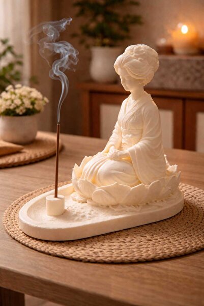 ÇETİN ASM Meditasyon Kadın Figür Tütsülük Huzur Serisi Dekoratif Tütsülük