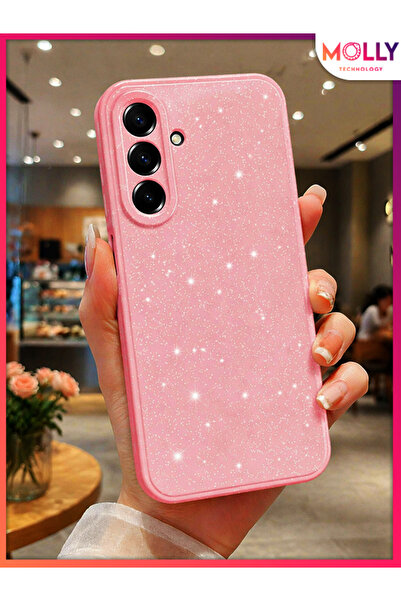 Molly SAMSUNG GALAXY A56 İçin Pamuk Şeker Berry Parıltılı ve Işıltılı Parlak ...