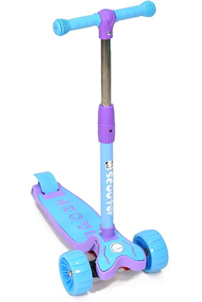 Generic Amla Three-Wheeled Scooter for Kids, Blue, Model FLBB-609B