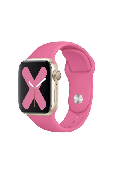 Quse Apple Watch Series 10/11 42mm & 41mm/40mm/38mm ile Uyumlu Silikon Kordon...