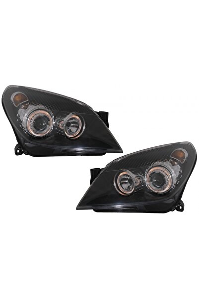 tuningset Προβολείς κατάλληλοι για Opel Astra H 03.2004-2009 Angel Eyes 2 Hal...