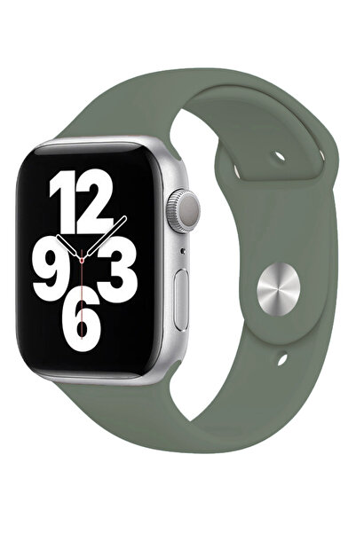 Quse Apple Watch Series 10/11 42mm & 41mm/40mm/38mm ile Uyumlu Silikon Kordon...