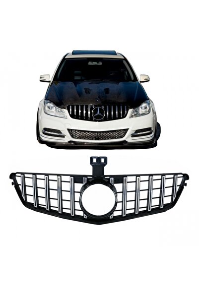tuningset Μπροστινή Μάσκα κατάλληλη για Mercedes C-Class W204 S204 Λιμουζίνα ...
