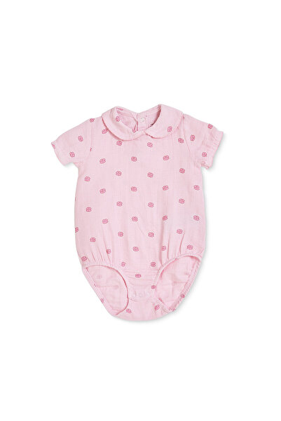 ebebek Hello Baby HelloBaby Kız Bebek Body Çiçek Baskılı Çıtçıtlı Bebe Yaka K...
