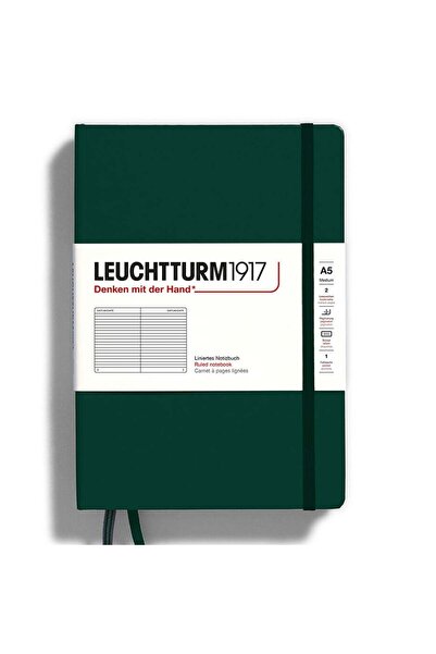 Leuchtturm1917 Blocnotes din seria Natural Colors, format mediu (A5), copertă...