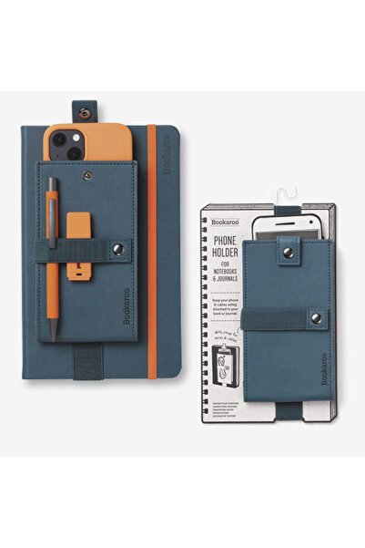 İF Bookaroo Phone Holder Defter Üstü Lastikli Telefon Tutucu - Navy