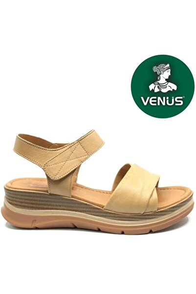 Venüs 26520200Y Women's Genuine Leather Padded Sole Premium Sandals