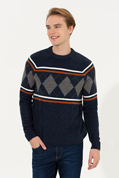 U.S. Polo Assn. Men's Navy Blue Sweater 50256673-Vr033