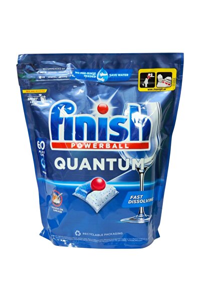 Crocodileskids Dishwasher Detergent Capsules, FINISH, Quantum Powerball 1, Pa...
