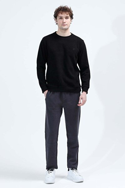 JB John Borners Men's Adjustable Waist Winter Sweatpants with Pockets Anthrac...