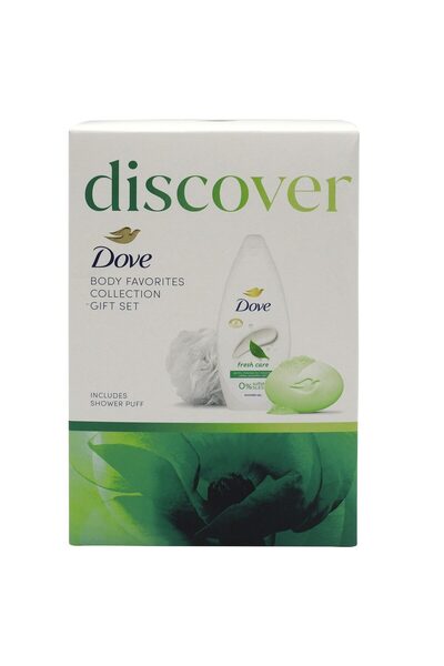 Vader Set Cadou, Dove, Care, Gel de Dus 250 ml, Sapun 90 g, Burete de Baie, 3...