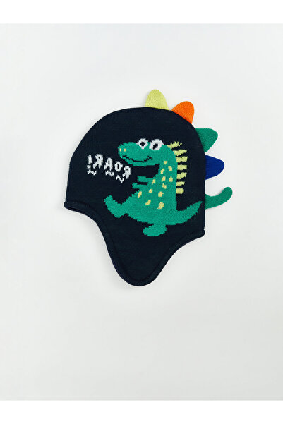LC Waikiki Căciulă brodată cu dinozauri pentru băieți