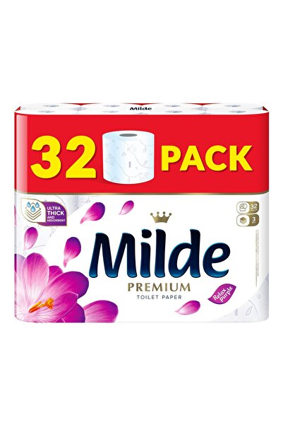Crocodileskids Hârtie igienică, MIDLE, Relax Purple, Pachet cu 32 de role, 3 ...