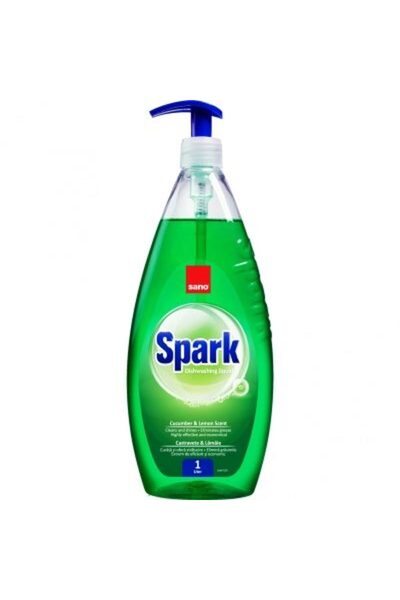 Sano Dishwashing Detergent, SANO, Spark Cucumber Lemon, 1 L