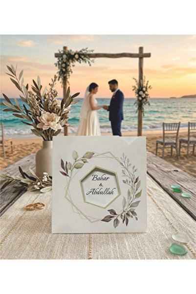 BAHARİSTİC davetiyedüğün nikah nişan söz davetiyesi 50 adet 91066