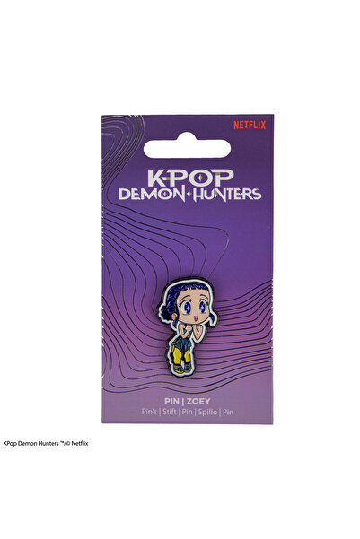 Cinereplicas K-Pop Κυνηγοί Δαιμόνων Ζόι Τσίμπι Επίσημη Σμάλτινη Καρφίτσα