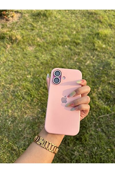 MELIFLIO iPhone 16 Uyumlu Içi Kadife Lansman Premium Kılıf - Pembe