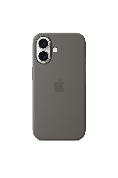 MELIFLIO iPhone 16 Uyumlu Içi Kadife Lansman Premium Kılıf - Gri