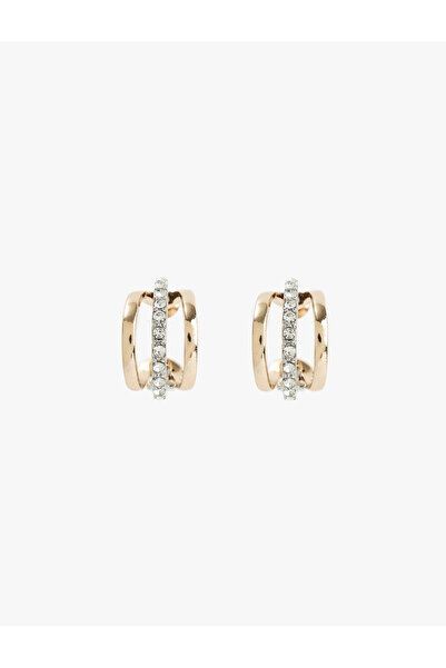 Koton Stone Detailed Multiple Hoop Earrings