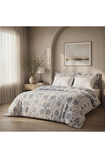 Green Black Verona Elegant Garden Σετ Παπλωματοθήκη από 100% Αιγαίο Βαμβάκι -...