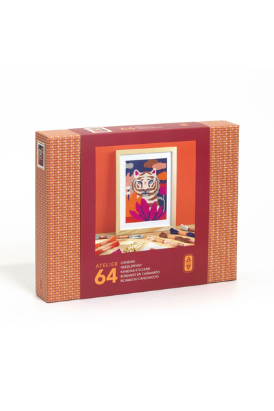 djeco Atelier creativ 64 pentru adulti Goblen si broderie,