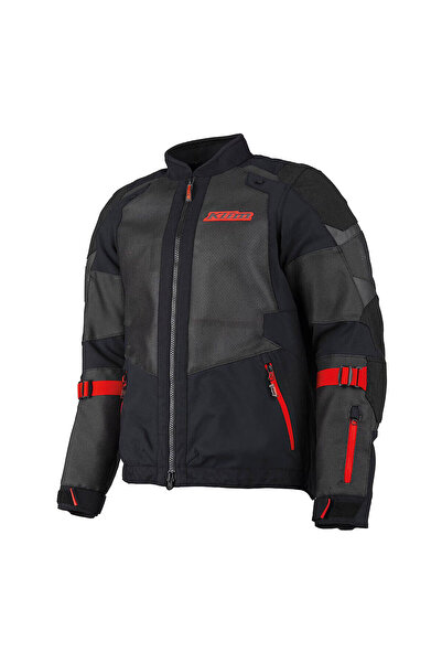 Klim Baja S4 Korumalı Motosiklet Montu Siyah Kırmızı