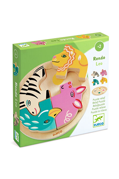 djeco Puzzle din lemn Rondo Leo