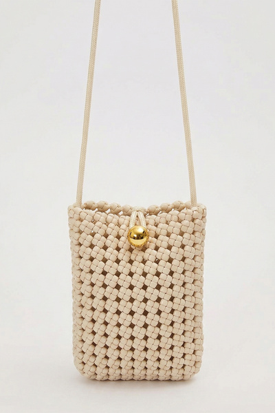 Lale Butik Levidor Premium Μικρή τσάντα από μαλακό δέρμα με λουράκι από σχοιν...