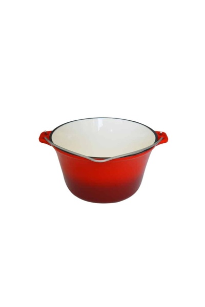 FOXMAG24 Cazan din fontă emailată 25x15cm, capacitate 5L, grosime 3mm