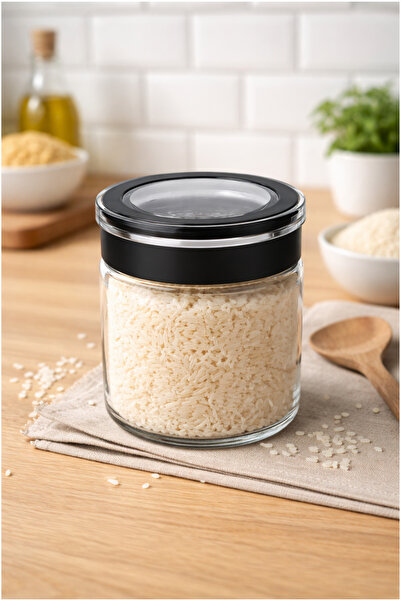 Eynel Glass Jar, Practical Open and Close, Glass Storage Container, Airtight,...