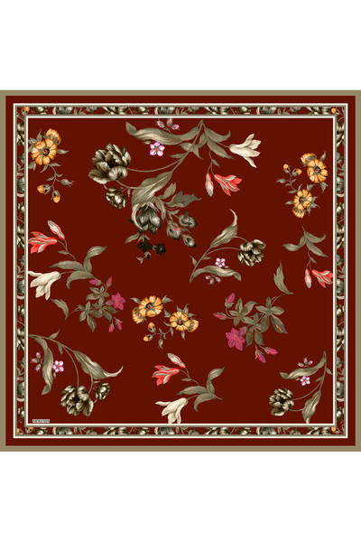 ARMANDA ΜΕΤΑΞΩΤΟ ΦΟΥΝΤΟΥΛΙ ΤΥΠΟΥ ΤΟΥΪΛ ΜΕ ΣΧΕΔΙΟ ΙΡΙΔΑΣ - ΒΟΡΝΤΟ