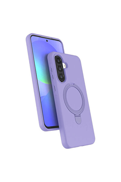 UnDePlus Samsung Galaxy A37 5G Kılıf M-safe Şarj Uyumlu Silikon Standlı Regal...