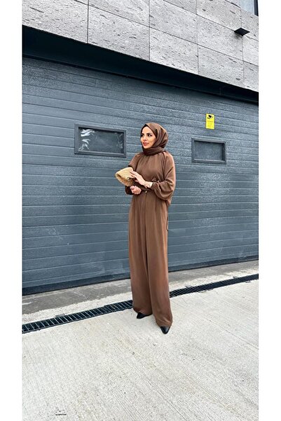 Bess Store Women's Hijab Suit with Jumpsuit Look
