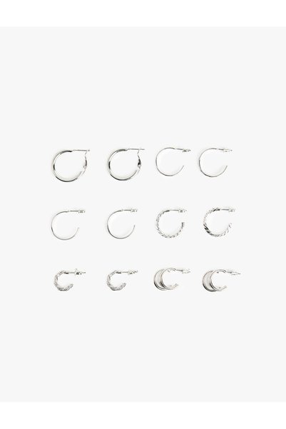Koton Set of 6 Steel Earrings