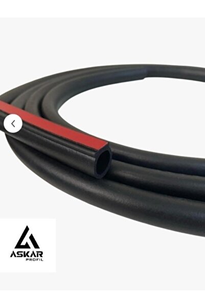 Aşkar Profil Bantlı D Fitil - (10MM X 12MM) ( 1 Adet = 1 Metredir )