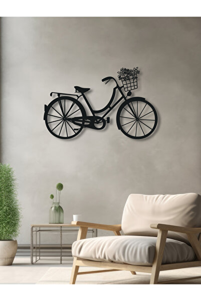 Enova Art Bisiklet Temalı Metal Duvar Dekoru, Minimal Tasarım Duvar Tablosu, ...