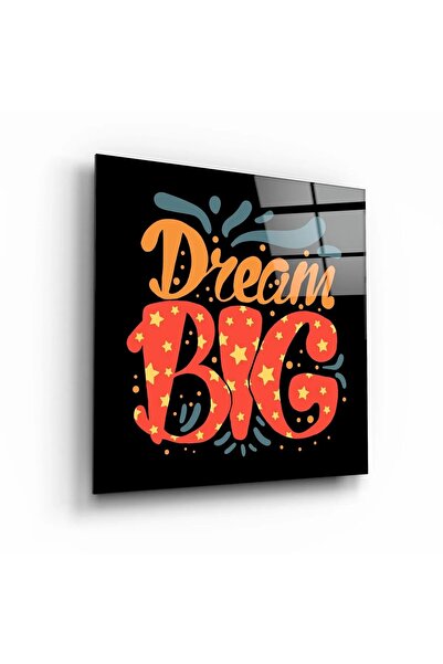 OEM Tablou decorativ Re-Bloom, Dream Big, sticlă securizată, multicolor, 80 x...