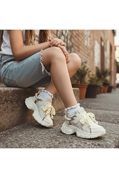 OEM Παιδικά αθλητικά παπούτσια, εύκαμπτα και διαπνέοντα, με διακοσμητικές εφα...