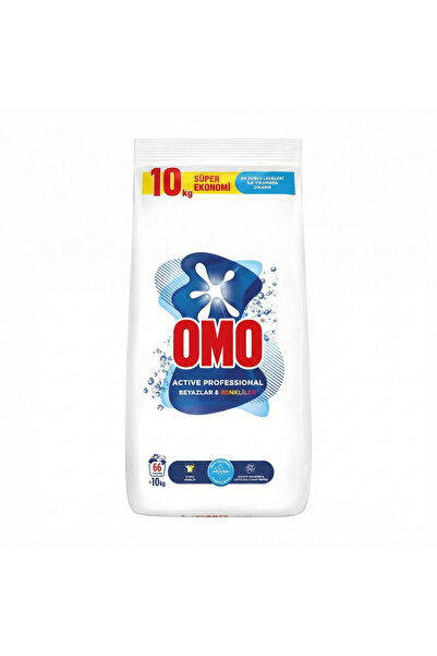 Omo Detergent pudră profesional activ pentru rufe albe și colorate, 10 kg