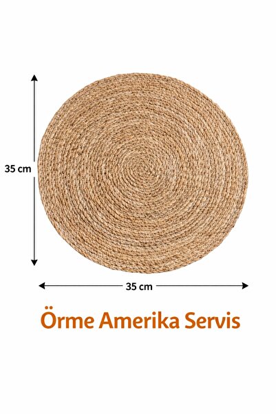 WoodBay 1 Τεμάχιο Ψάθινη Πλάκα Φυσική Πλεκτή Ψάθινη Πλάκα Αμερικάνικου Τύπου ...