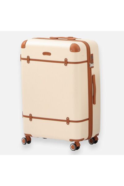 ZanaCasei Βαλίτσα - Εκρού 87L