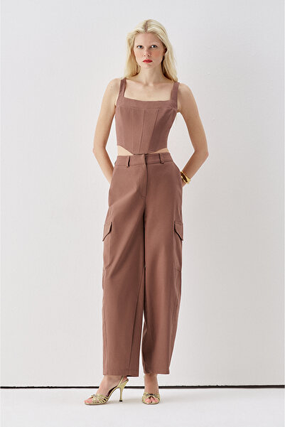 Sagaza Studio SS6151 Μπουστιέρα με λεπτομέρεια από κορδόνια στην πλάτη