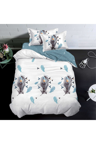 OEM Duvet Cover Set with Stretchy for 1 person bed, 4 pieces, JHN, Finet, AUR...