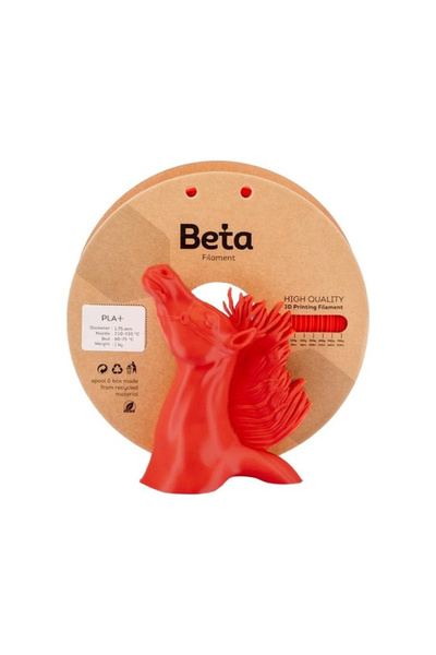 Genel Markalar Beta PLA+ Filament Kiss Red 1.75mm