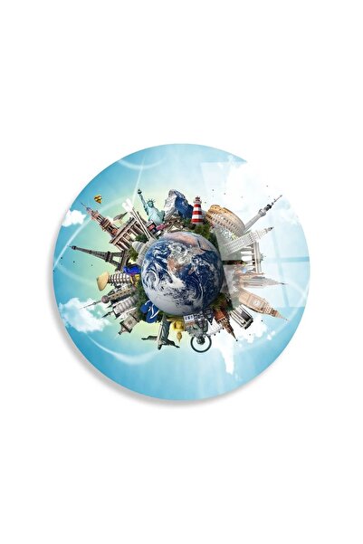 OEM Re-Bloom διακοσμητικό πάνελ, σκληρυμένο γυαλί, πολύχρωμο, 30 εκ.