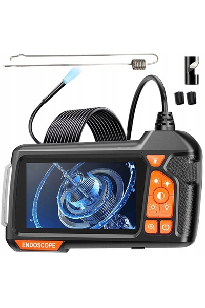 zola Κάμερα ενδοσκοπίου με οθόνη LCD, 5 μέτρα, 3x ζουμ, 6 LED, 6 αξεσουάρ, IP...